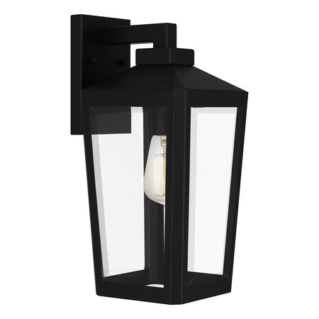 Quoizel Blomfield 1-Light Matte Black Outdoor Wall Lantern BLOM8407MBK